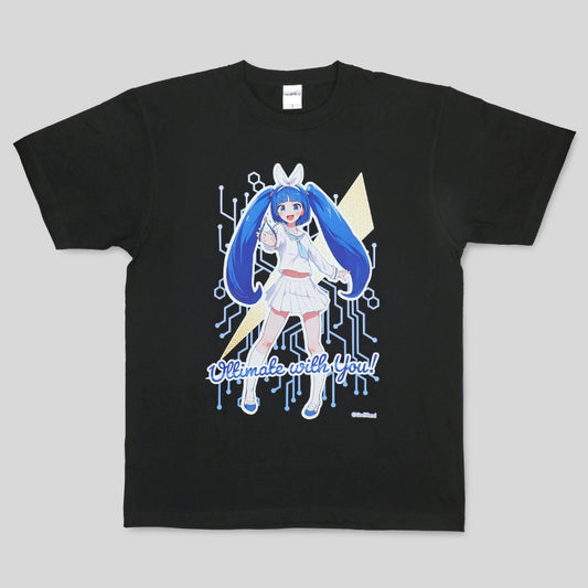 ニパ子Tシャツ ブラック/S