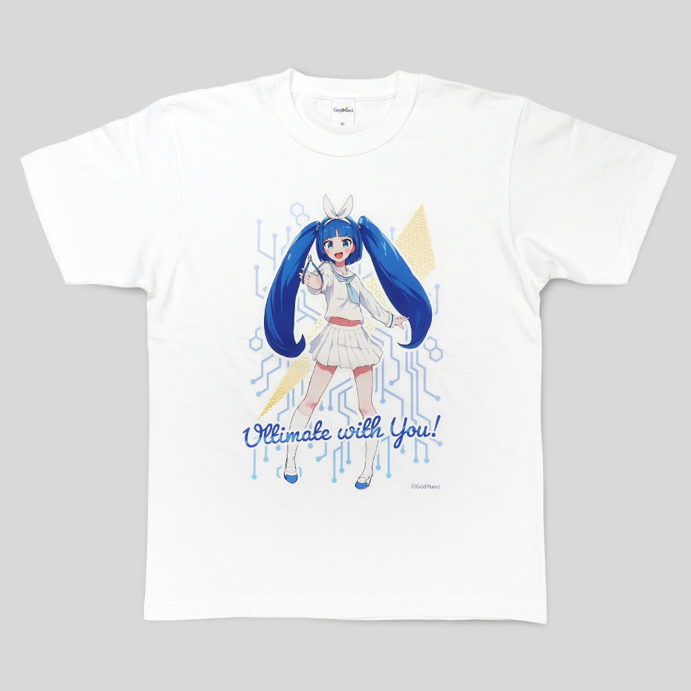 ニパ子Tシャツ ホワイト/XL