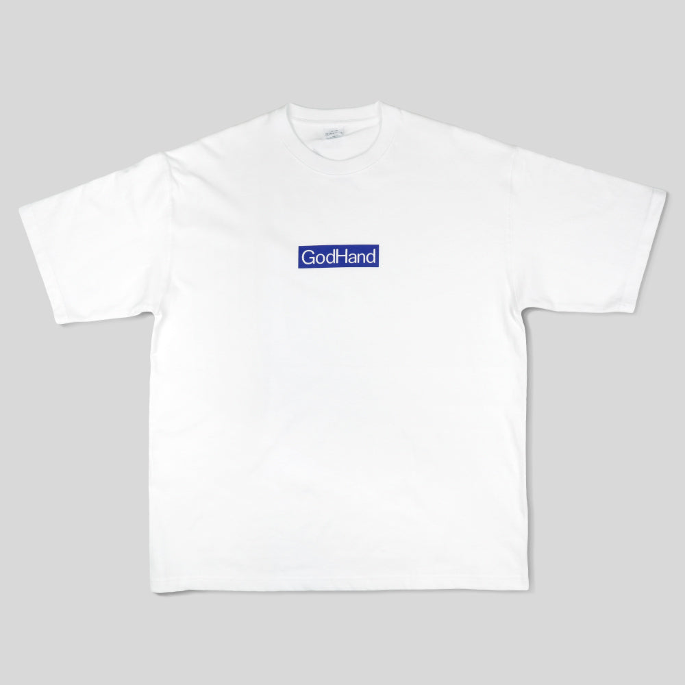 ゴッドハンドビッグシルエットTシャツ ホワイト/L